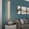 Minimalist long strip LED wall light