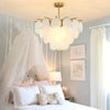 French cream shell chandelier