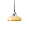 Retractable glass dining pendant light