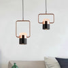 Nordic creative long strip dining pendant light