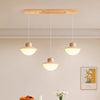 Original wood cream style dining chandelier