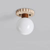 Cream wind natural travertine aisle ceiling lamp