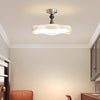 Cream style creative wave ceiling lamp