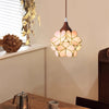 Wabi-sabi style bedroom bedside French glass restaurant small chandelier