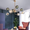 Nordic creative magic beans glass chandelier