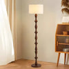 French medieval retro solid wood decorative atmosphere floor lamp