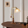 Medieval style bedroom bedside study flower table lamp