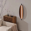 Creative Leaves walnut wood grain wall lamp