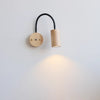 Retro rotatable bedside wall lamp