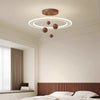 Walnut Grain Bedroom Chandelier