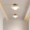 Cream style creative flower aisle ceiling lamp