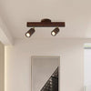 Nordic solid wood corridor ceiling lamp