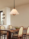 Wabi-sabi style restaurant chandelier retractable