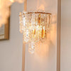 French creative glass aisle wall lamp