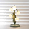 French flower table lamp