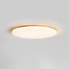 Ultra-thin solid wood LED ceiling light