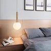 Nordic sphere bedroom bedside chandelier