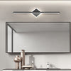 Creative geometric long strip mirror front wall lamp