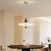 Cream style walnut grain dining room pendant light