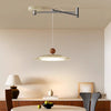 Swing arm flying saucer dining room chandelier