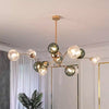 Nordic creative magic beans glass chandelier