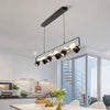 Nordic creative long strip dining pendant light