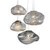 Creative glass cloud chandelier