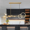 Long Magic Bean Glass Dining Chandelier