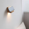 Solid wood bedroom bedside decorative wall lamp