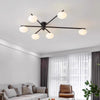All-copper creative magic bean glass living room ceiling lamp