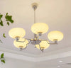 French style Bauhaus glass chandelier