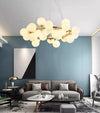 Nordic glass round ball personality chandelier