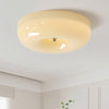 French style cream wind glass ceiling light