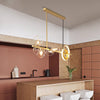 Long Magic Bean Glass Dining Chandelier