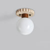 Cream wind natural travertine aisle ceiling lamp