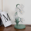 French flower table lamp