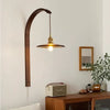 Medieval wabi-sabi style brass retro Nordic study living room bedroom bedside bathroom restaurant corridor wall lamp