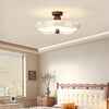 Cream style creative wave ceiling lamp