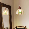 Wabi-sabi style bedroom bedside French glass restaurant small chandelier