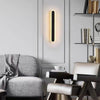 Minimalist long strip LED wall light