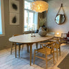 French style living room shell chandelier