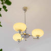 French style Bauhaus glass chandelier