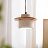 Vintage solid wood yellow travertine bedroom bedside chandelier