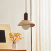 Wabi-sabi style ceramic bedroom pendant light