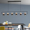 Nordic creative long strip dining pendant light