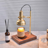 Brass Marble Melted Wax Table Lamp