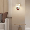 Cream style creative eggshell bedroom bedside wall lamp