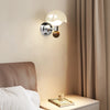 Cream style creative eggshell bedroom bedside wall lamp