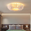 Cream style feather bedroom ceiling lamp