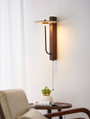 Japanese style retro bedside wall lamp